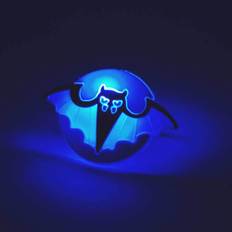 LED 플래시 뱃지 파란박쥐