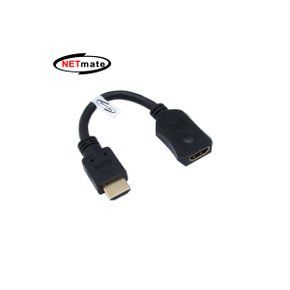 [NMC-HF015B] NETmate NMC-HF015B HDMI 1.4 연장 케이블 0.15m (FullHD 3D)