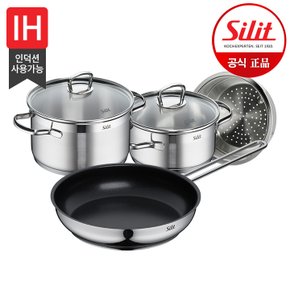 실리썸 롬바르디아 냄비,후라이팬 3종(16L+20H+24F/P)+찜기20