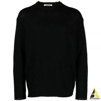 오라리 오라리 SHETLAND WOOL CASHMERE KNIT PO (A23AP02SC BLACK) (셰틀랜드 울 니트)