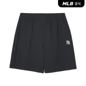 [코리아공식] 베이직 스몰로고 냉감 5부 반바지 NY (Black)