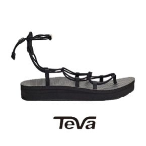 TEVA[테바] 3cm 굽 미드폼 발목 감싸는 여성 스트랩 샌들 Midform Infinity STVF2317890-BLK