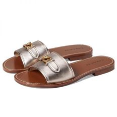 3700719 COACH Ina Metallic Leather Sandal 58444370