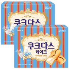 크라운 쿠크다스 케이크 154gx2개