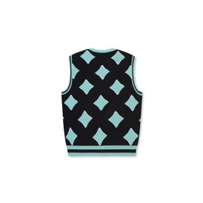 WAAC(왁골프)Men Circus Knit Vest_WMWAA24603BKX