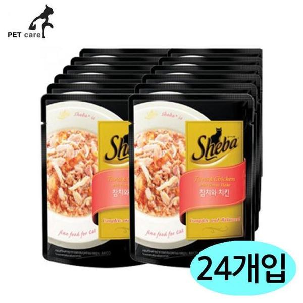 쉬바 파우치 (참치.치킨) (70g x 24개) (1박스)(1)