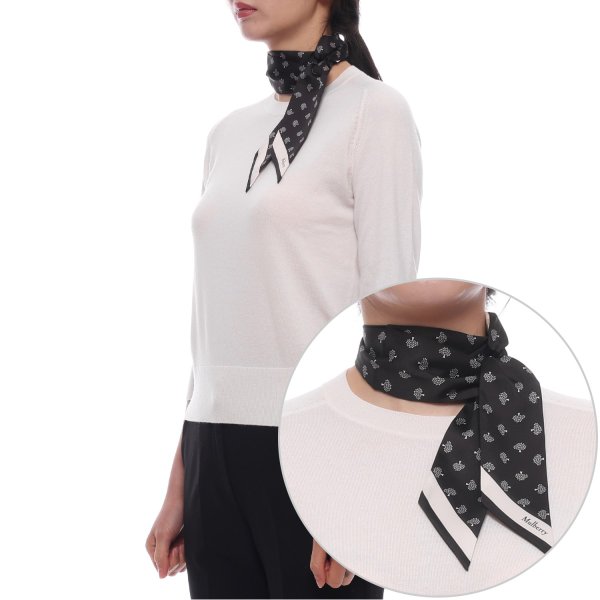 [부산점] 25FW 여성 트리 스키니 스카프 (VS4774 984 A100 25F)