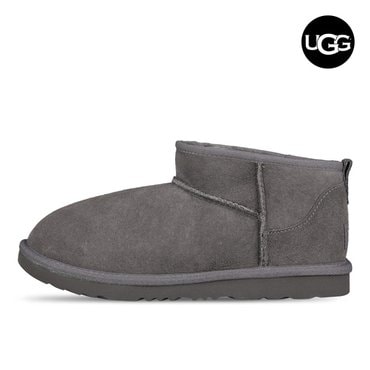 UGG 어그 클래식 울트라 미니 겨울 방한 양털 숏 부츠 그레이 1130750K-GREY