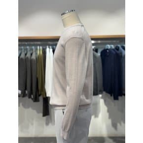 [파주점] 남성 25 F/W 아이보리 모 100% 라운드넥 긴팔 니트 RRCMKT01A