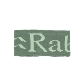 QAB-40 DARK FIG GREEN/FIG GREEN 니트 로고 헤드밴드 헤어밴드