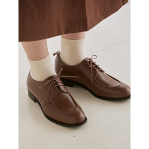 lace up classic loafer  brown