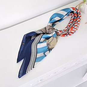 컬러 배색 패턴 쁘띠 스카프_M2607AC036C