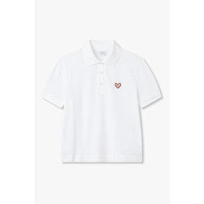 [PS PAUL SMITH] 여성 스트라이프 하트 폴로 셔츠 5746127551000