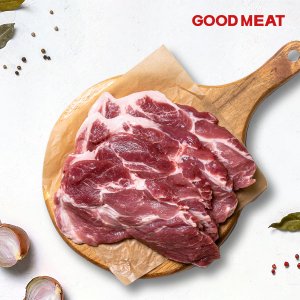  [굿미트] 오메가밸런스 국산 돼지고기 메가포크 목살(구이용/냉장) 500g