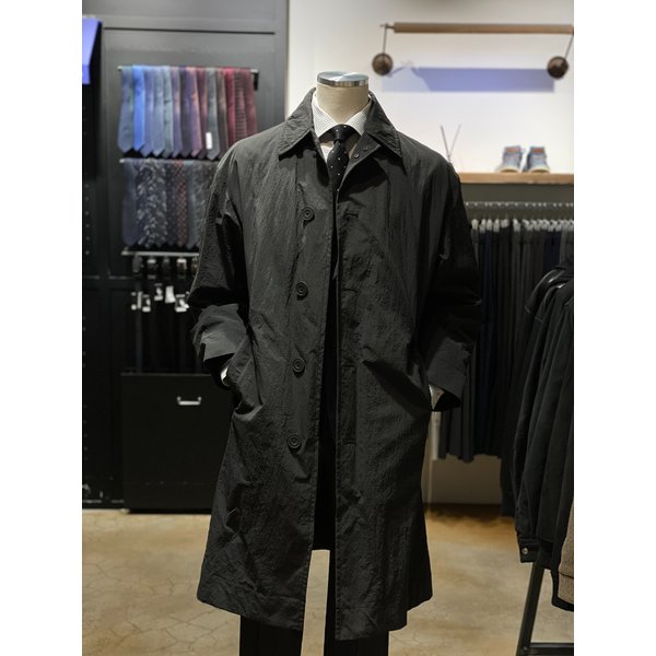 [시흥점] S/S 블랙 나일론 루즈핏 트렌치 코트 ( RPIMBH05A)