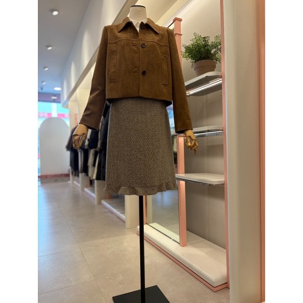 [여주점] 여성 스웨이드 싱글 자켓(ITQ1LJK410)