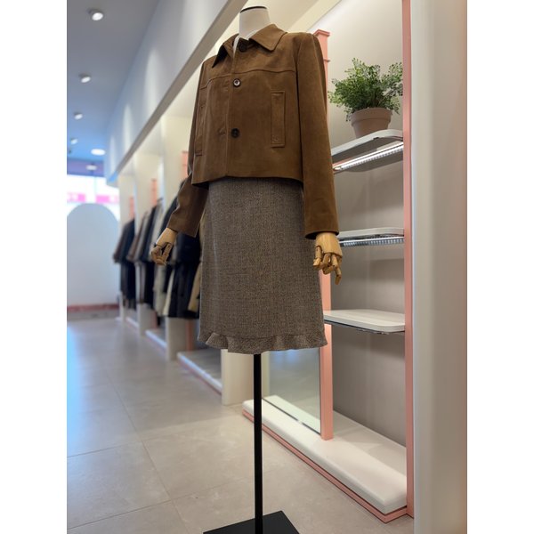 [여주점] 여성 스웨이드 싱글 자켓(ITQ1LJK410)