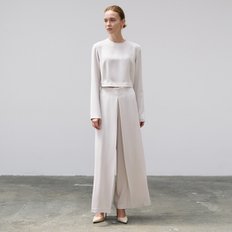 / Pleats Wide Trousers