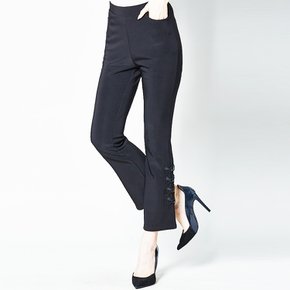겨울기모 자수 나팔 바지 부츠컷팬츠 빅사이즈 핫픽스 장식 여성