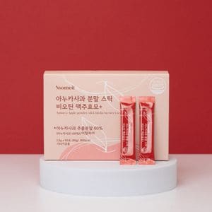 엔썸잇 아누카사과 추출분말 스틱 비오틴 맥주효모 플러스 1.5g 60포