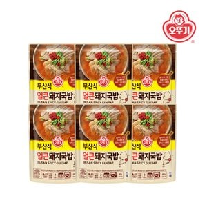 오뚜기 부산식 얼큰돼지국밥 500g x 6개