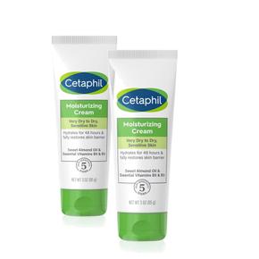 [해외직구] Cetaphil 세타필 모이스처라이징 바디크림 무향 건성 피부용 85g 2팩