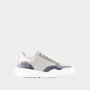 코트 스니커즈 가죽 그레이 Court Trainers - Alexander McQueen -  Leather - Grey 46589056