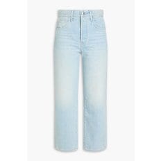 Blake faded high-rise straight-leg jeans 블루 1647597345264412