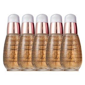 참존 골든실 24K 순금 미백+주름 앰플 30ml 5개