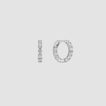 이에르로르 에센스 실버(W) 테니스 원터치 귀걸이 S HL4E32403W9XXX
