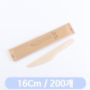 나무나이프 16cm 개별 포장 200개 (S11117972)