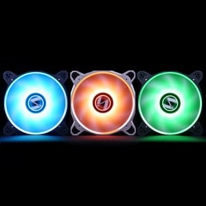 엠지솔루션 (리안리) BORA LITE 120 RGB 3PACK Silver