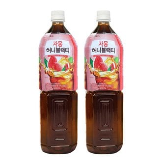  메가커피 담터 자몽 허니 블랙티 1.5L 2개세트