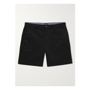 Baxter Cotton-Blend Twill Shorts 블랙