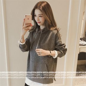 레이어드 기모 후드 티셔츠_P089090788