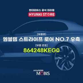 현대모비스엠블렘 스트라이프 로어 NO.7 우측 (864248KEG0)