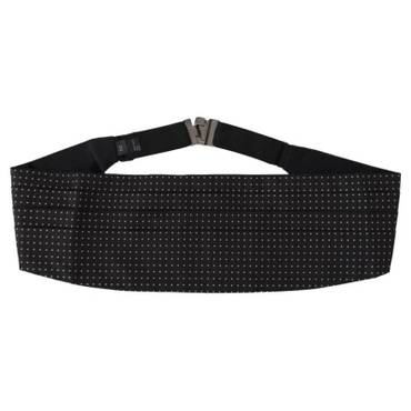 이스퀘어 4812499 Dolce  Gabbana Elegant Silk Polka Dot Mens Cummerbund