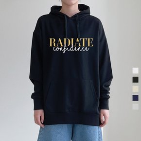 RADIATE 오버핏 남여공용 후드티 5컬러