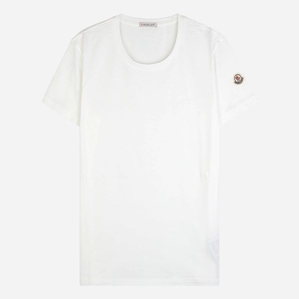 [시흥점] [몽클레어]6S 8C73200 V8058 033 여성 로고 패치 반팔 티셔츠 화이트