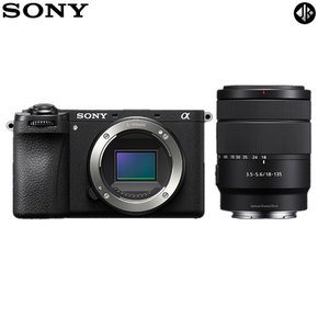 소니 ILCE-A6400 블랙 + 18-135mm KIT + 삼각대 풀패키지 (256GB / 슬림 MCUV 55mm 필터 ) // A6400M _WJK