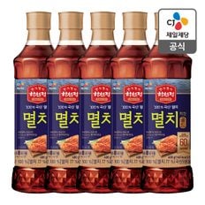 [본사배송] 하선정 멸치액젓 골드 400g X 5개