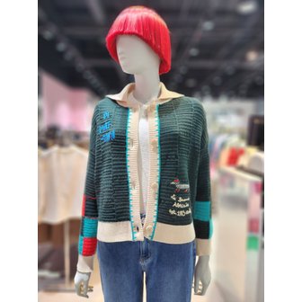 베네통 [부산점] 소매체커보드 블록가디건BAKCA2541