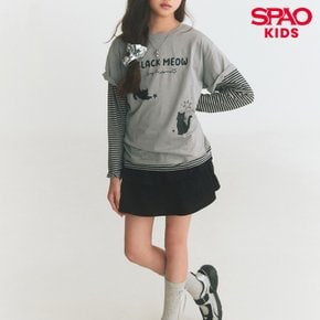 여아 스트라이프 레이어드 긴팔티 SPLWG37KG2