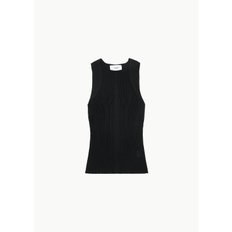 케이스 23FW CAES RIB CORSET SINGLET IN BLACK