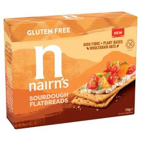 [해외직구] Nairn`s 네이른스 사워도우 플랫브레드 125g 4팩