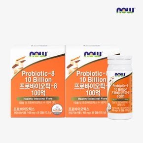 [나우푸드] 프로바이오틱스-8 100억 (450mg x 30캡슐) x 2박스