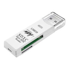 엠비에프 USB 3.0 블랙박스 SD 멀티 카드리더기 화이트 MBF-U3CR-WH