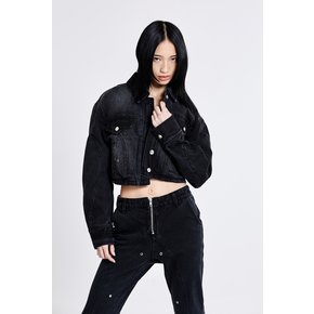 Tunnel Lining denim jacket - Black(woman)