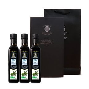 브로슈낭 유기농 프리미엄 엑스트라버진 올리브오일 250ml x 3병 (선물세트포장)