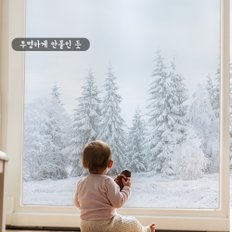 점착식 투명 외풍차단 시트5M 창문바람막이/우풍차단/문풍지